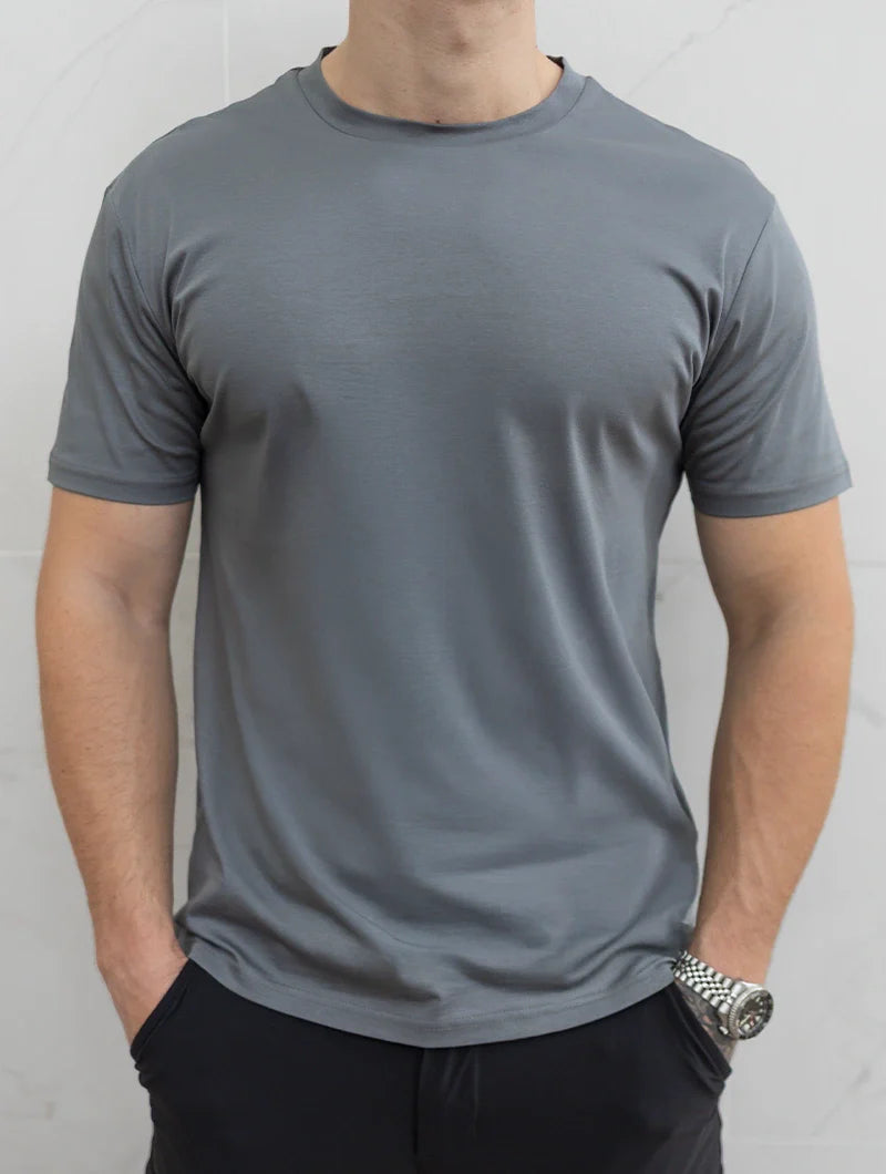Emanuele™ | T-Shirt Evano - Grigio Scuro