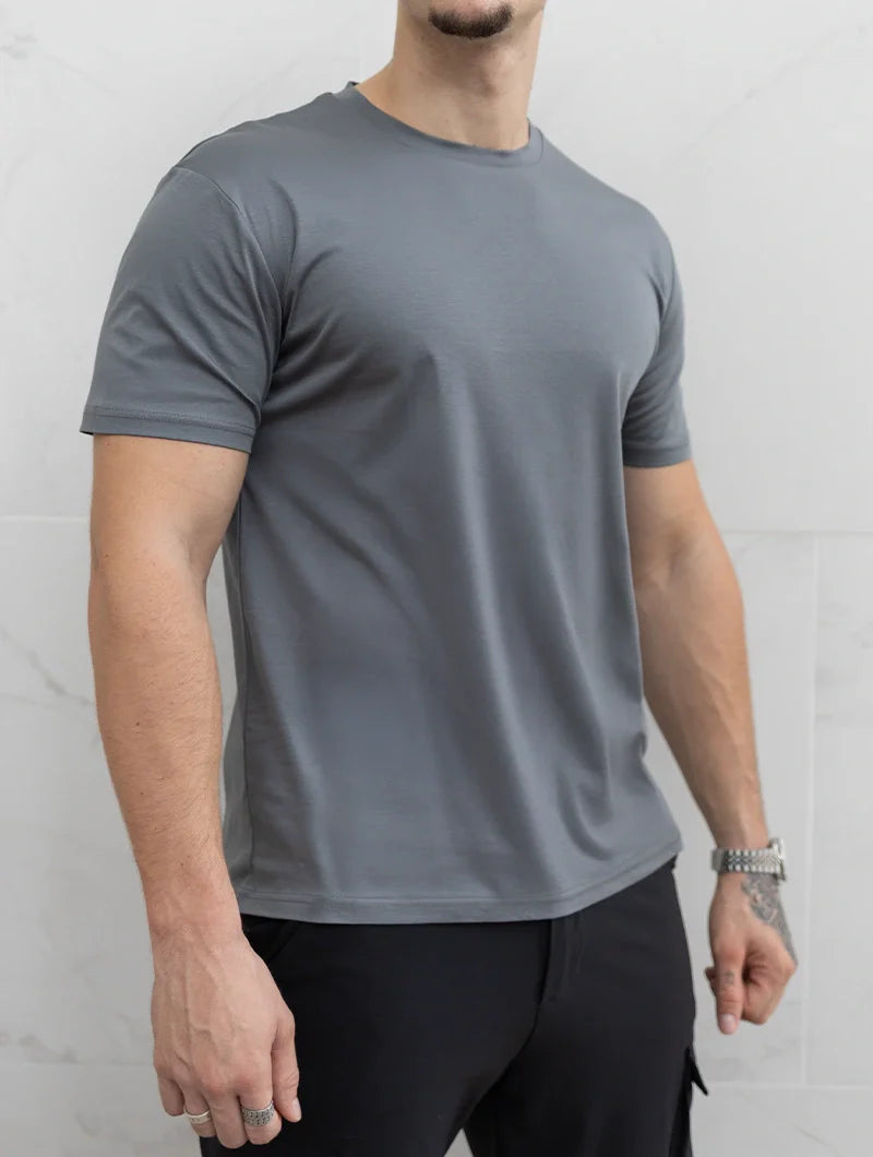 Emanuele™ | T-Shirt Evano - Grigio Scuro