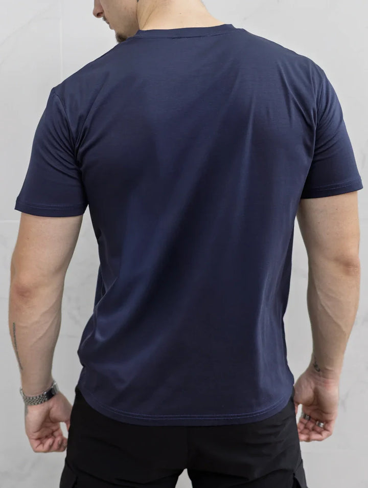 Eugenio™ | T-Shirt Evano - Blu Navy