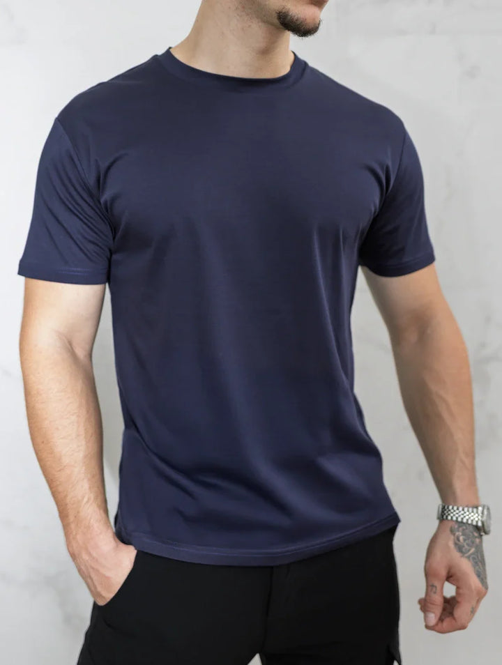 Eugenio™ | T-Shirt Evano - Blu Navy