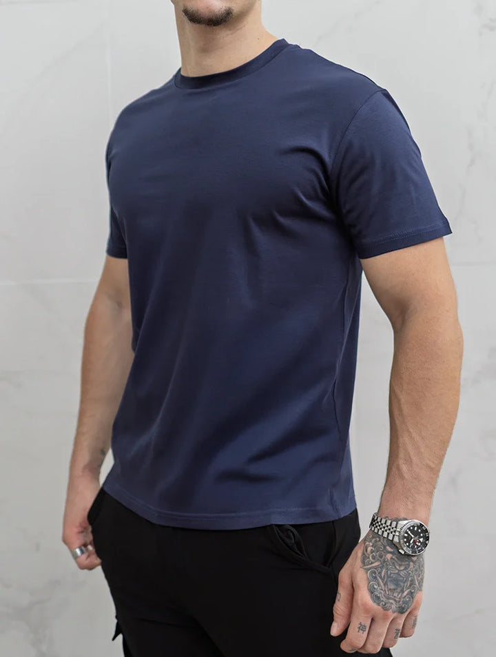 Eugenio™ | T-Shirt Evano - Blu Navy