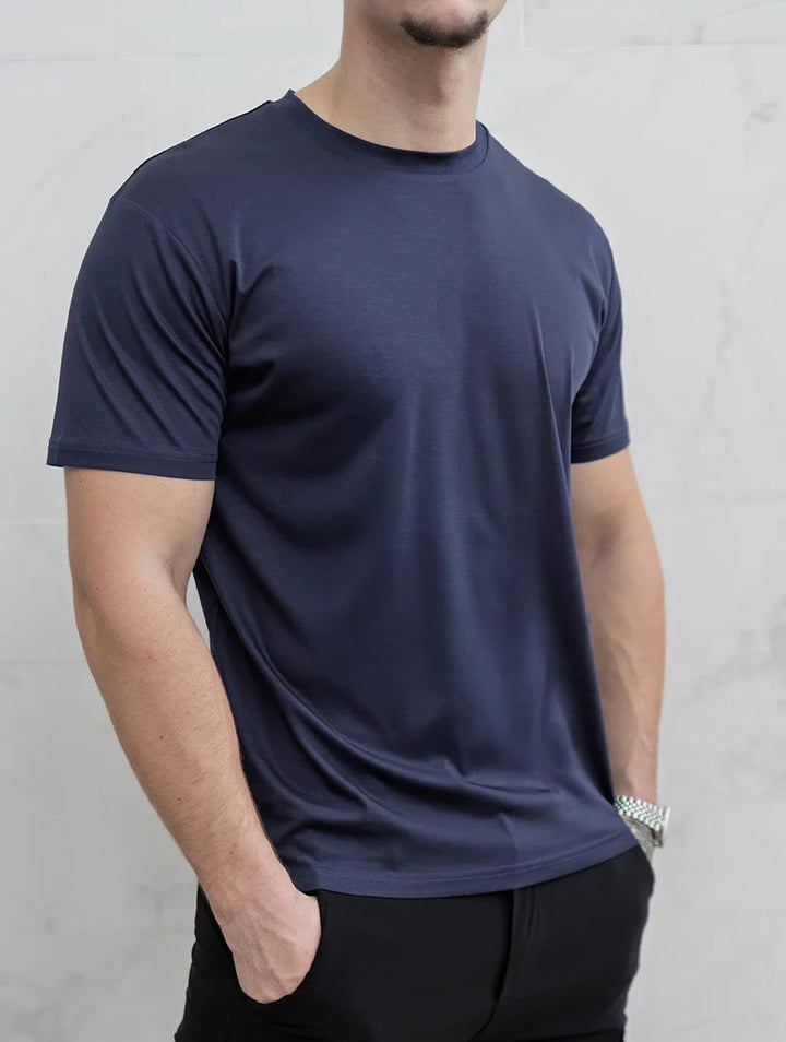 Eugenio™ | T-Shirt Evano - Blu Navy