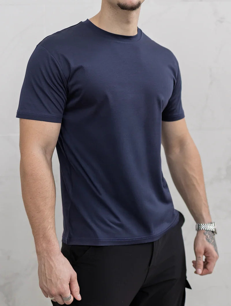 Eugenio™ | T-Shirt Evano - Blu Navy
