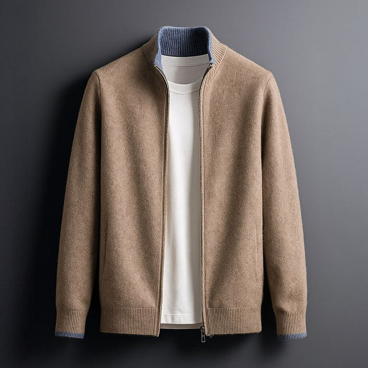 Dino™ | Giacca Elegante in Lana con Cerniera