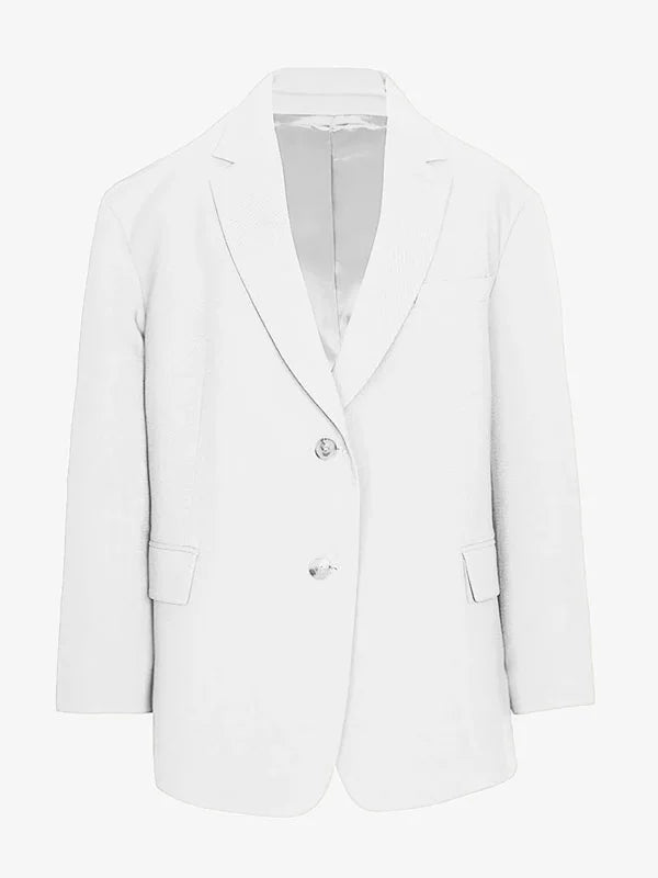 Graziella™ | Blazer Oversized Clean-Line Bianco