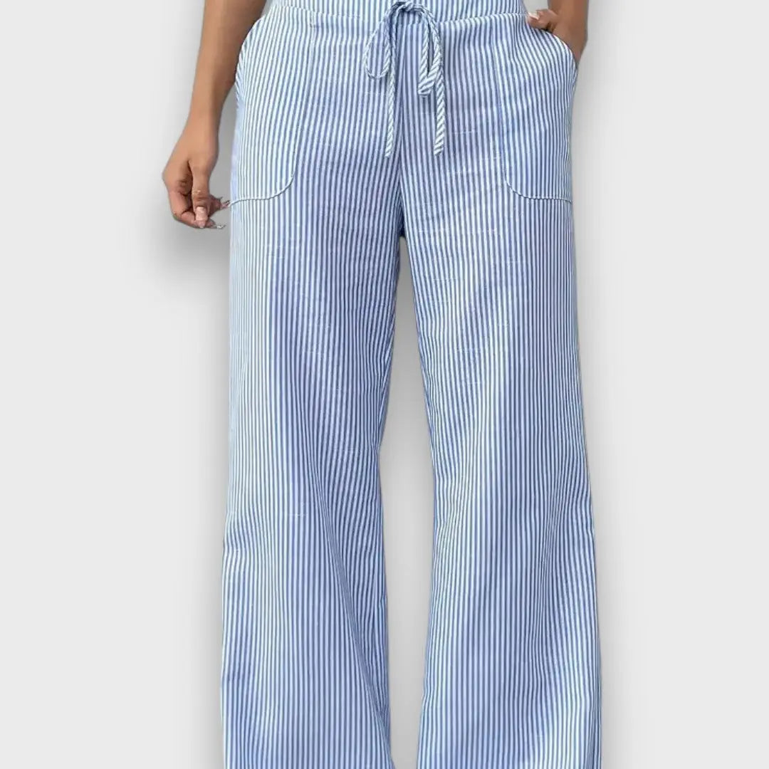 Ofelia™ | Pantaloni con strisce sottili
