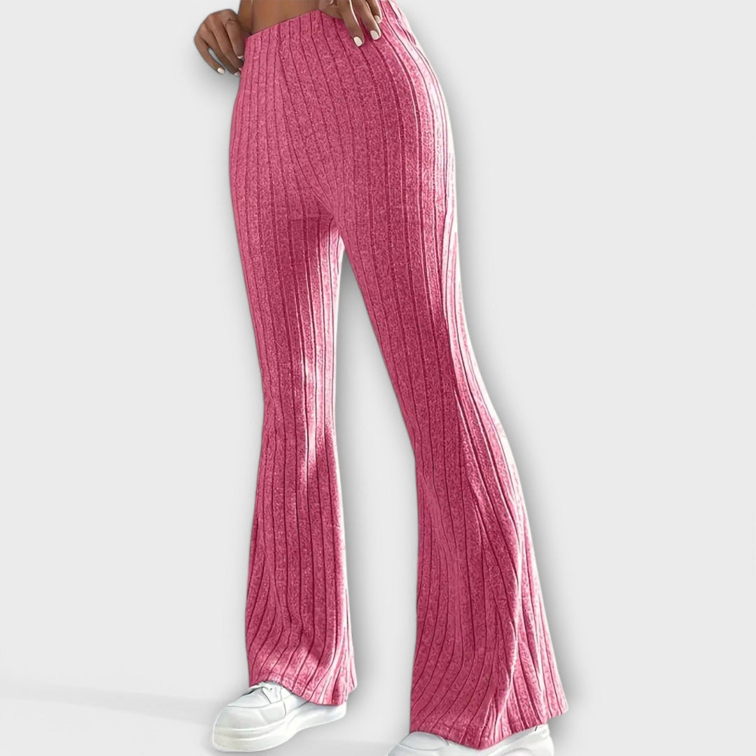 Filomena™ | Pantaloni svasati con struttura fine