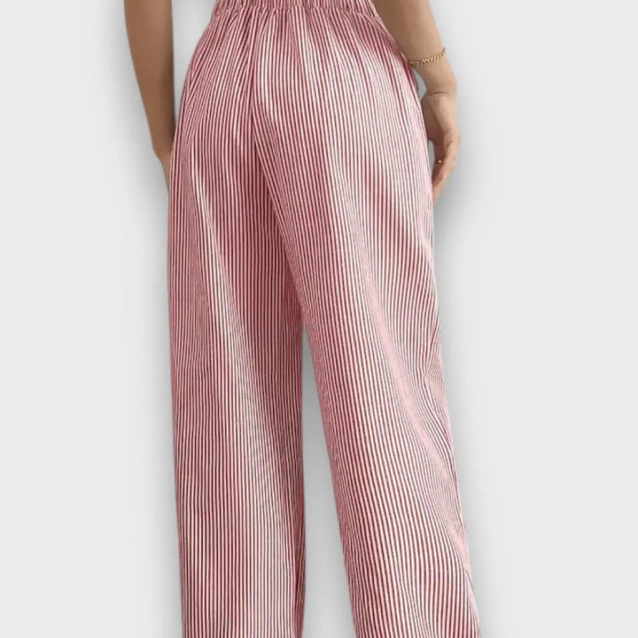 Ofelia™ | Pantaloni con strisce sottili