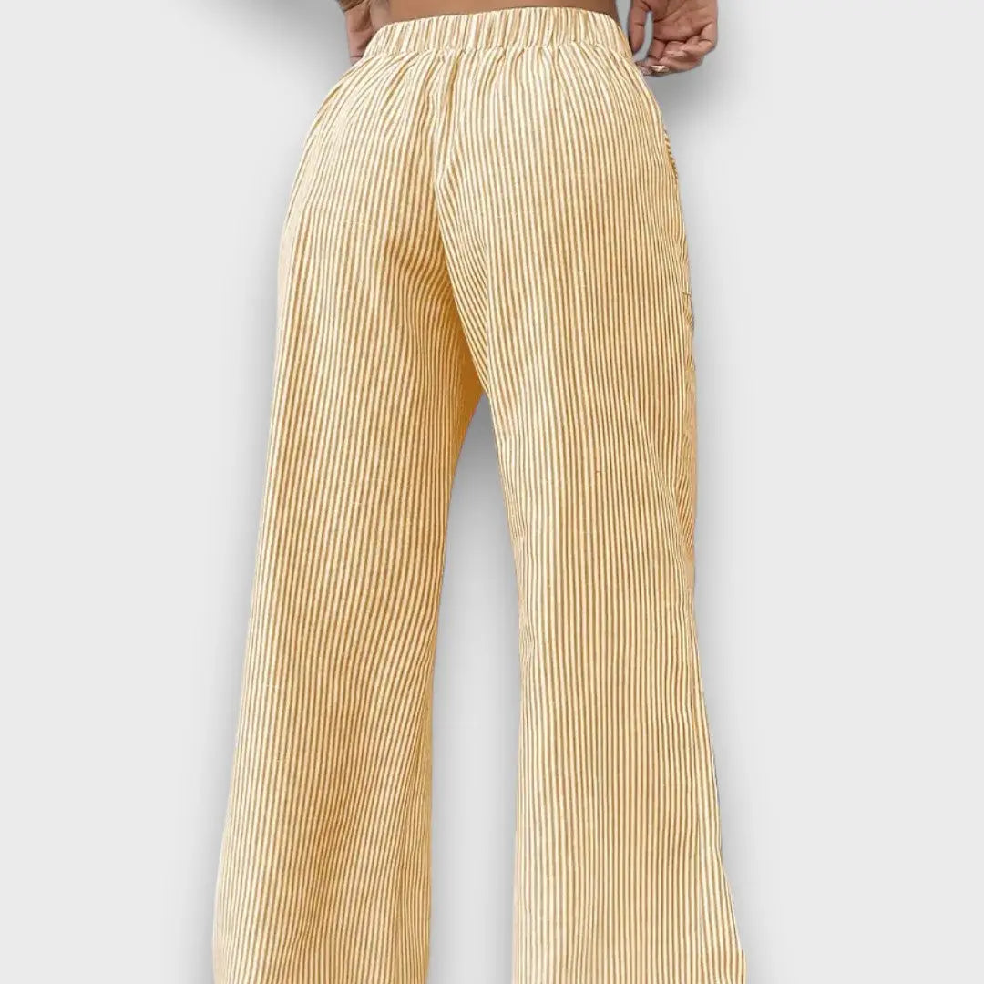 Ofelia™ | Pantaloni con strisce sottili