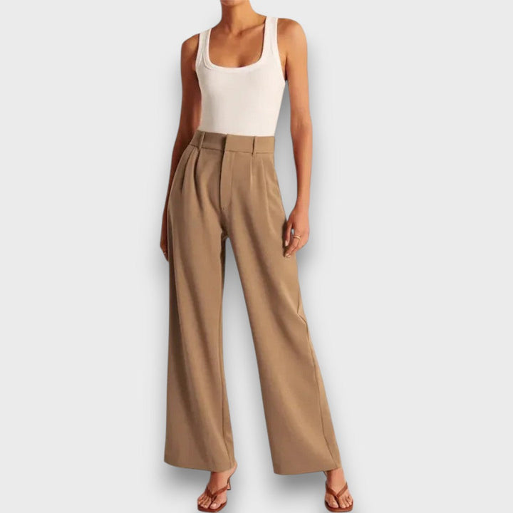 Elisabetta™ | Pantaloni larghi con vita alta