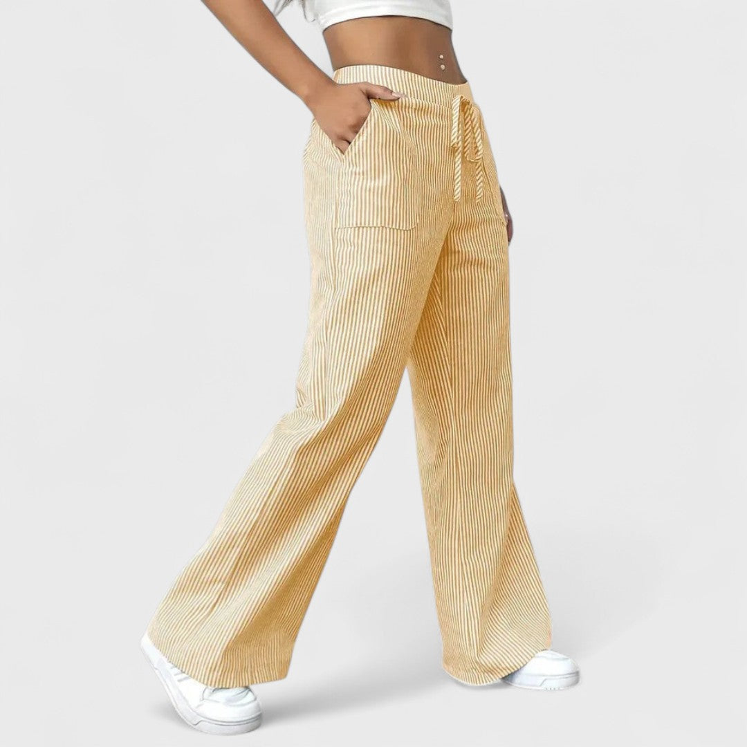 Margherita™ | Comodi pantaloni larghi con dettagli eleganti