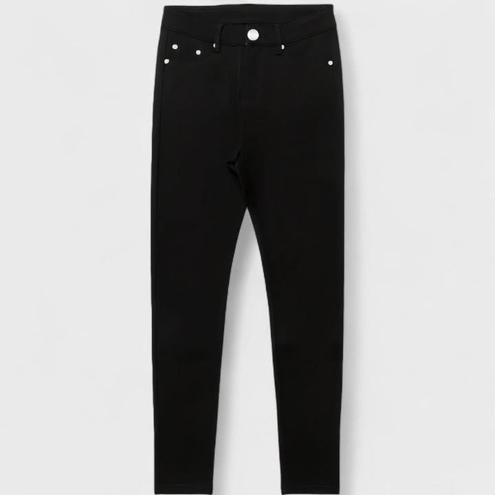 Vanna™ | Jeans neri in denim a vita alta per donna