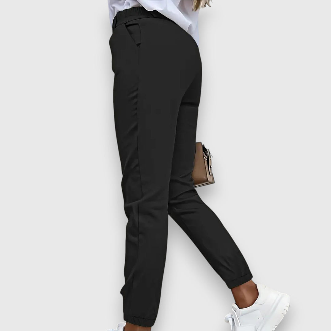 Isabella Rosa™ | Pantaloni jogger slim fit in stile business