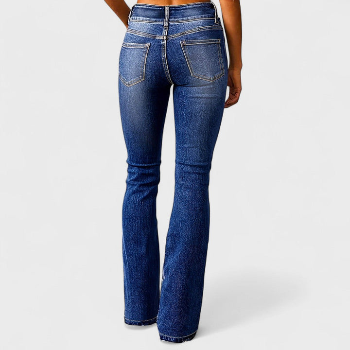 Giovanna™ | Jeans a vita alta a gamba larga alla moda
