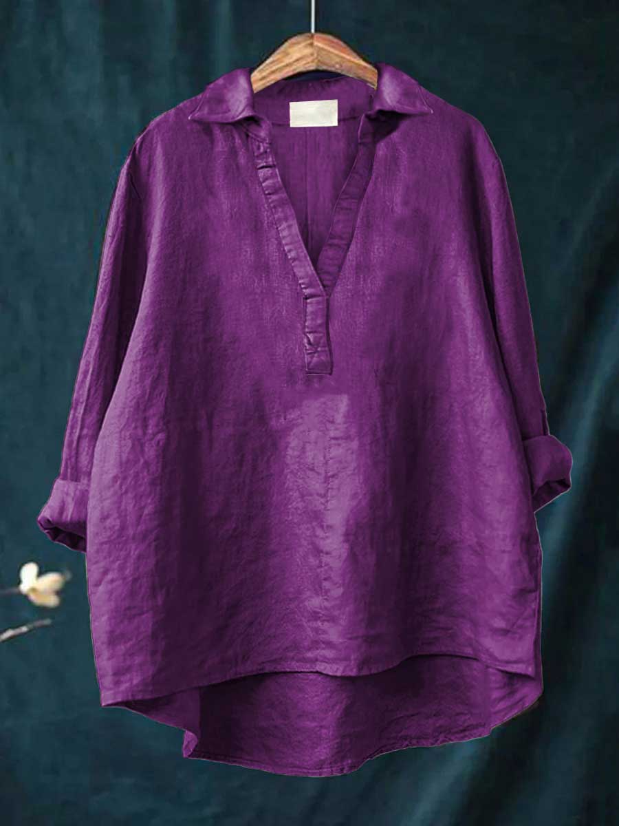 Gemma™ | Elegante Blusa Estiva in Lino
