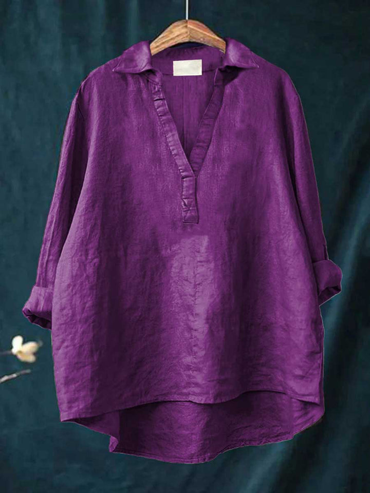 Gemma™ | Elegante Blusa Estiva in Lino