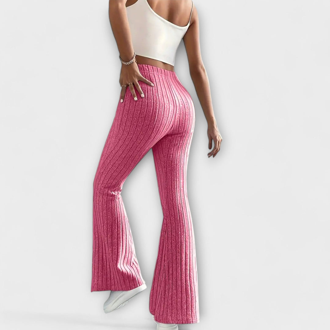 Filomena™ | Pantaloni svasati con struttura fine