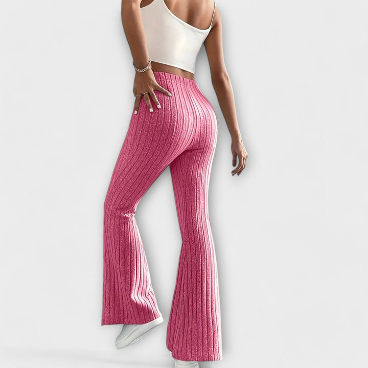 Filomena™ | Pantaloni svasati con struttura fine