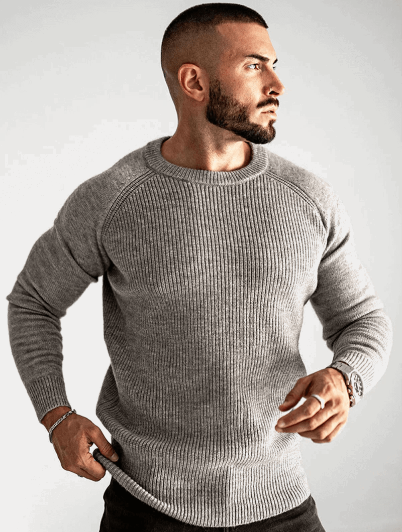 Benedetto™ | Maglione Lorenzo Crew - Grigio