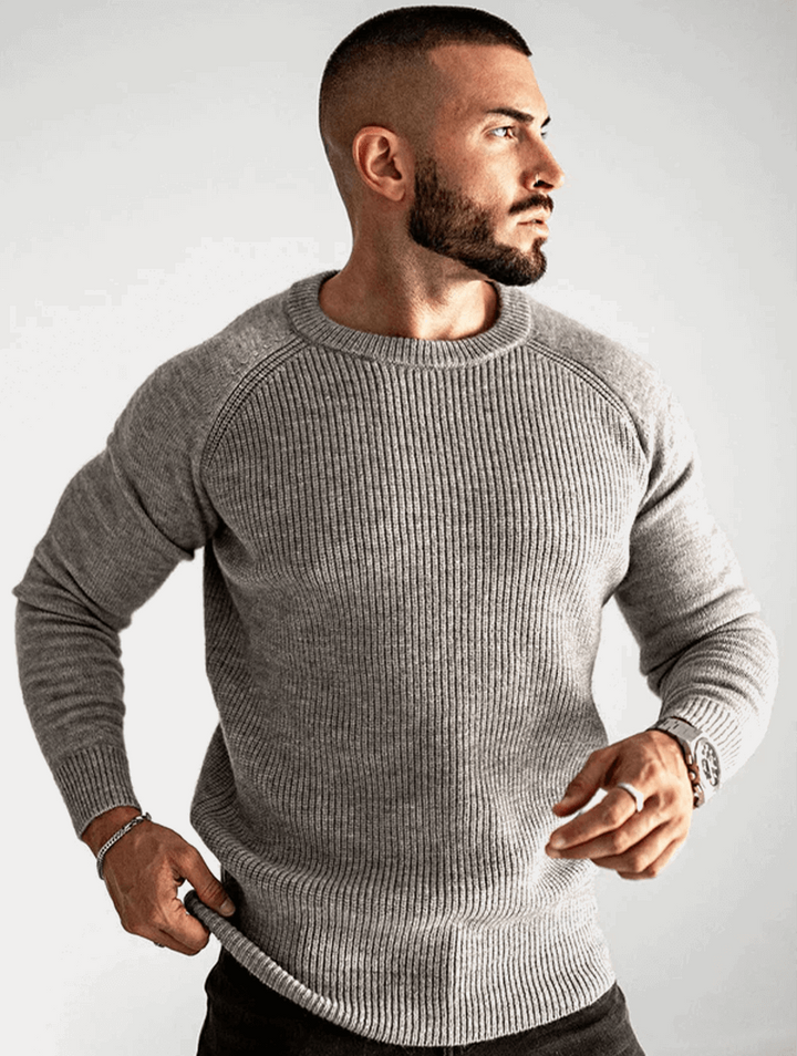 Benedetto™ | Maglione Lorenzo Crew - Grigio