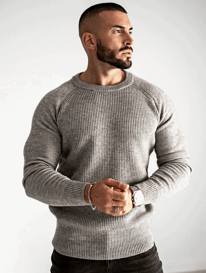 Benedetto™ | Maglione Lorenzo Crew - Grigio