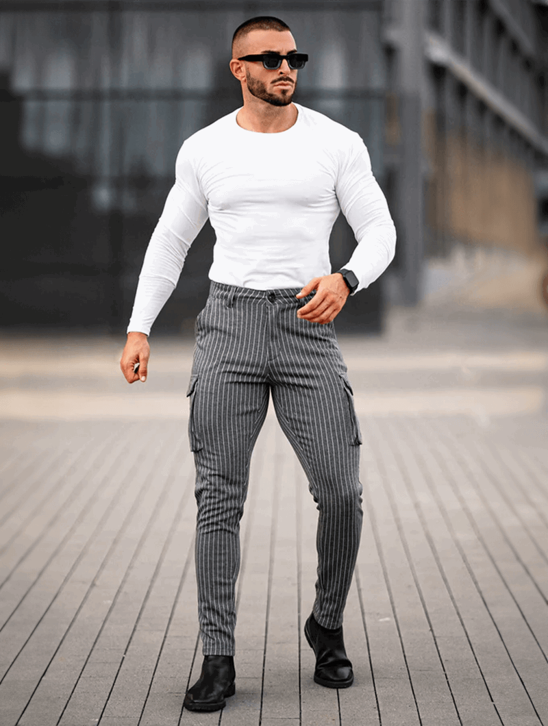 Massimo™ | Pantaloni Stretch - Grigio