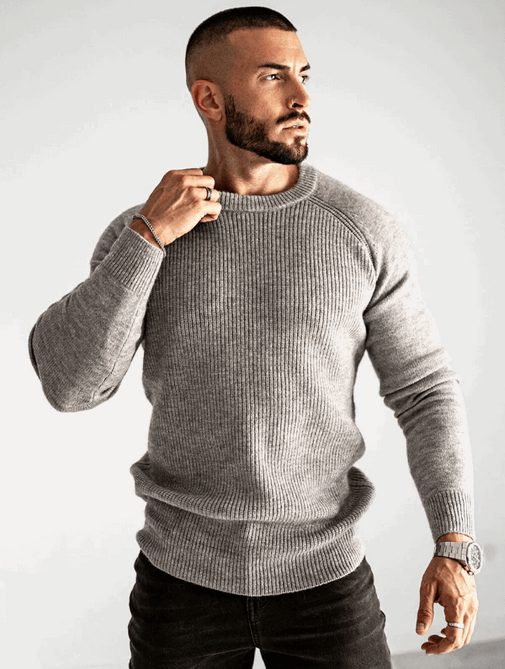 Benedetto™ | Maglione Lorenzo Crew - Grigio