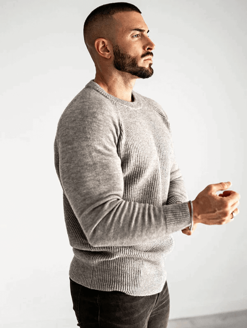 Benedetto™ | Maglione Lorenzo Crew - Grigio