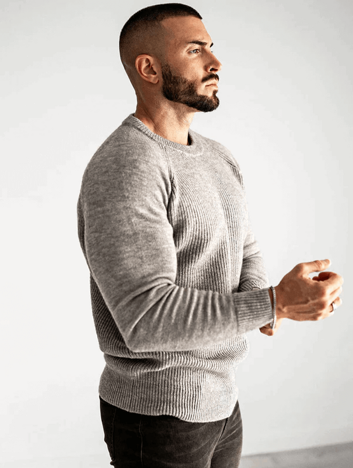Benedetto™ | Maglione Lorenzo Crew - Grigio