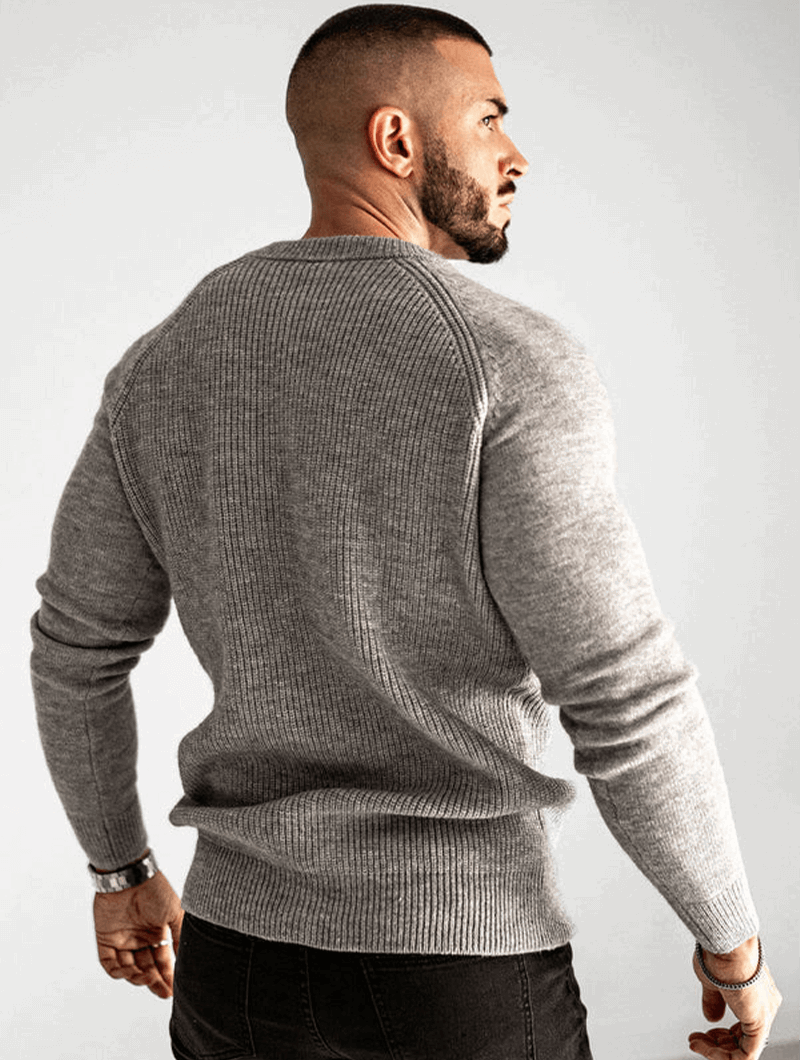 Benedetto™ | Maglione Lorenzo Crew - Grigio