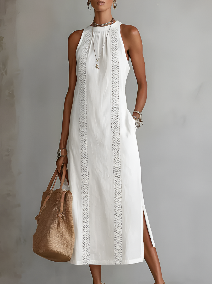 Ellena™ | Abito Midi in Lino