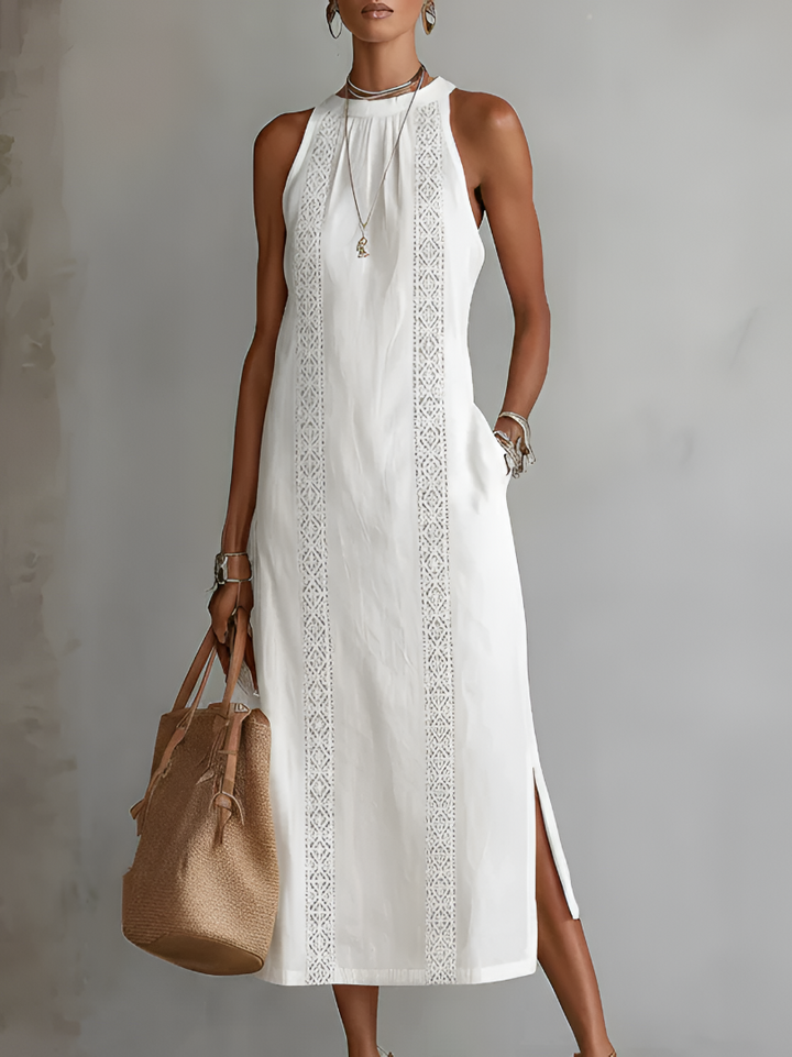 Ellena™ | Abito Midi in Lino