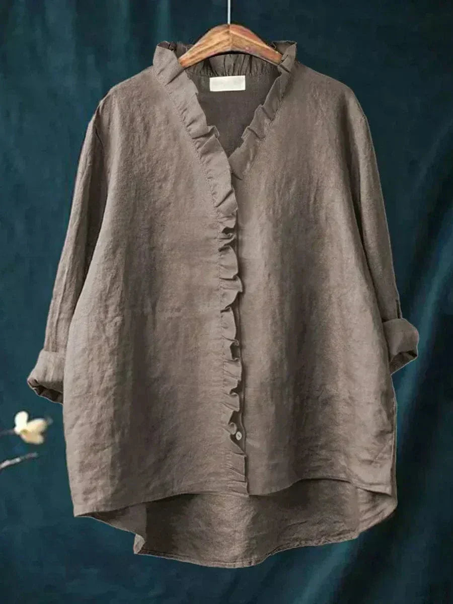 Renata™ | Elegante Blusa Estiva in Lino