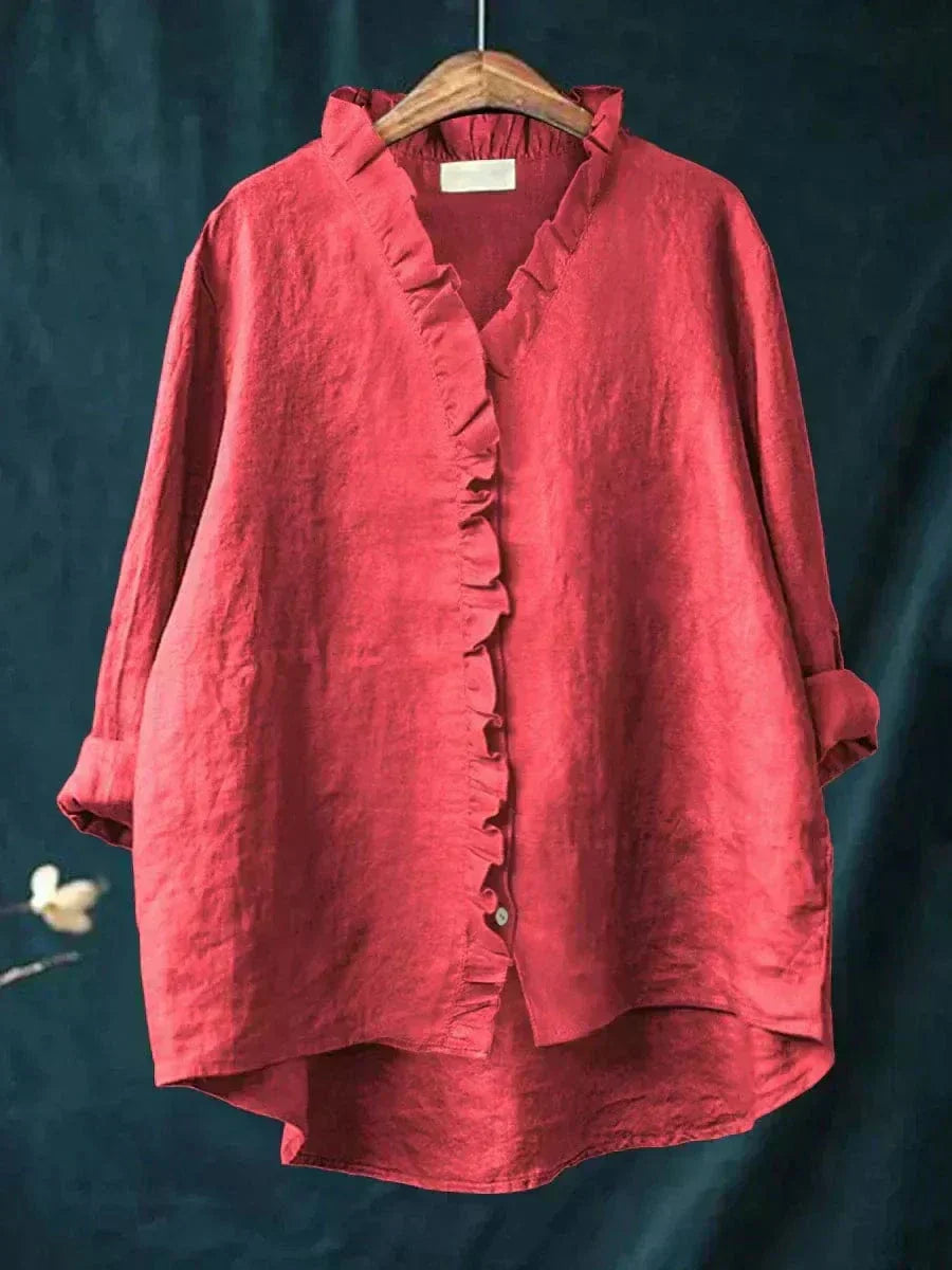 Renata™ | Elegante Blusa Estiva in Lino