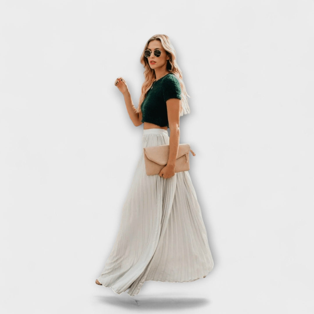 Rosetta Bella™ | Gonna Maxi Plissettata