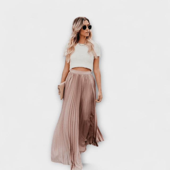 Rosetta Bella™ | Gonna Maxi Plissettata