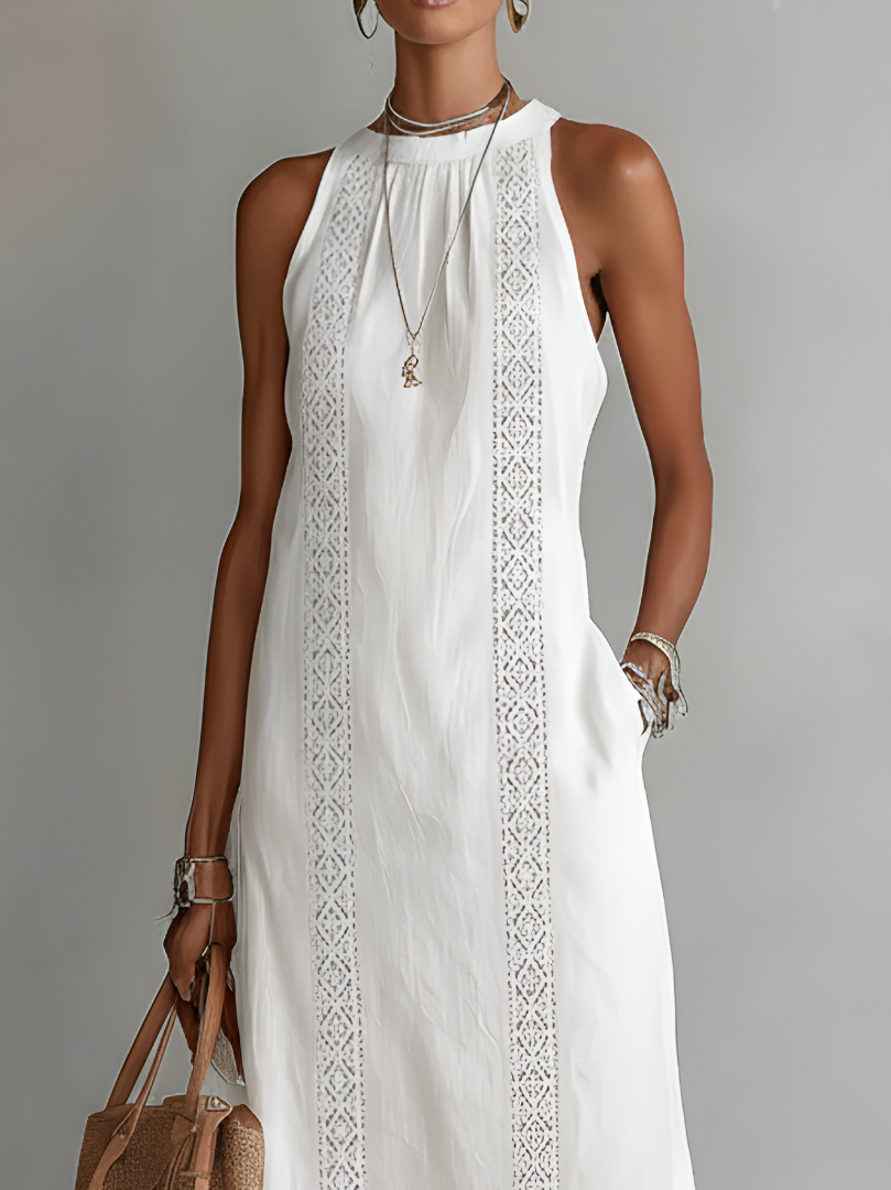 Ellena™ | Abito Midi in Lino