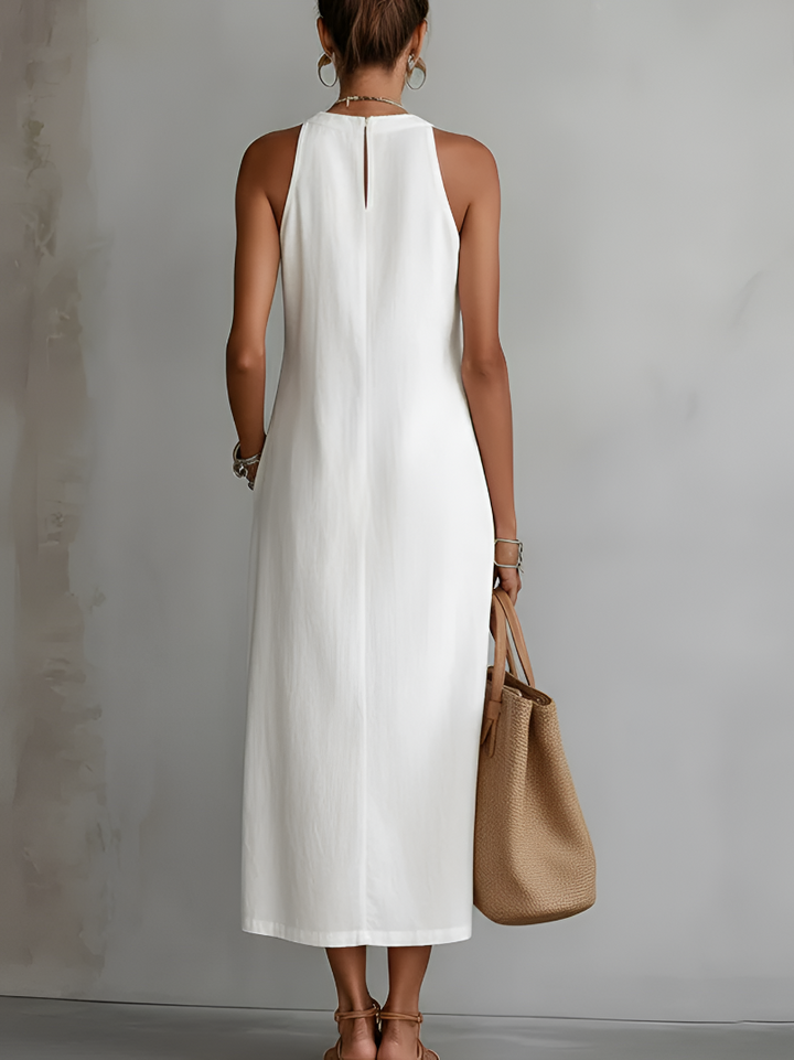 Ellena™ | Abito Midi in Lino