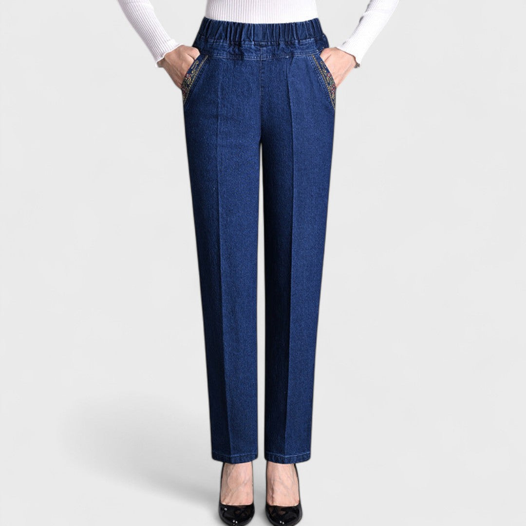 Belladonna™ | Jeans da donna con tasche laterali e vita elastica
