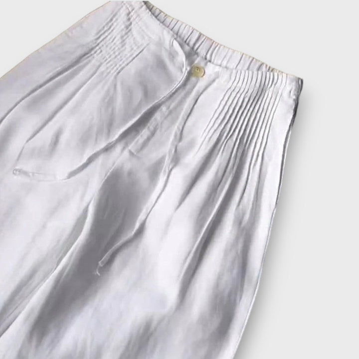 Brunella™ | Pantaloni in Lino Leggeri