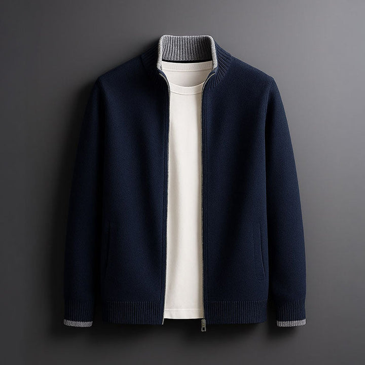 Dino™ | Giacca Elegante in Lana con Cerniera